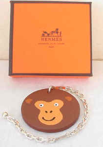 WG021HERMES MONKEY KEYCHAIN